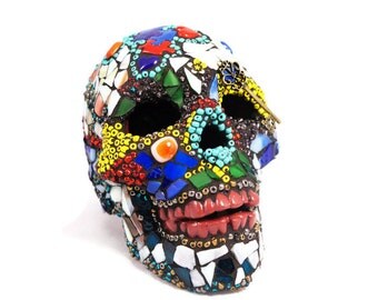 beaded sugar skull lamp day of the dead skull gothic skull beaded sugar skull lamp day of the dead skull gothic skull
