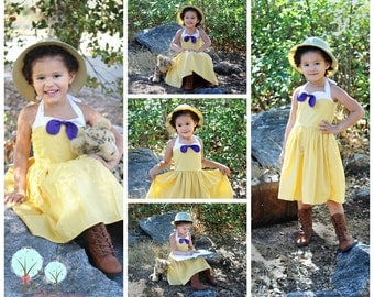 Jane of Tarzan Inspired Dress, Co-play, School Play, Custom Costume, Birthday, Dress-up, Children sizes, Disney Vacation