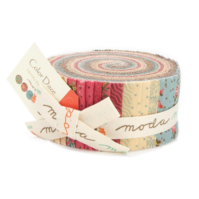 COLOR DAZE Jelly Roll by Laundry Basket Quilts for Moda
