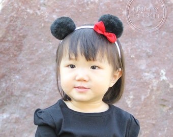 Panda Bear Ears Headband Only, Panda Bear Costume, Panda Bear Party, Panda Bear Favors, Bear Costume, Animal Play, Animal Headband