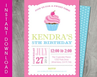 Printable personalize pinup invitation tupperware party