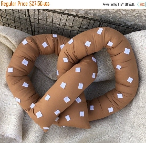 SHOP SALE Original Salty Pretzel Pillow Food Pillows Fun by tkCo