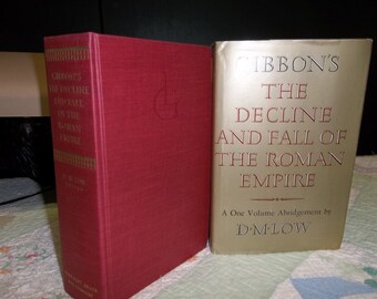 Vintage Book "The Decline and Fall of the Roman Empire" ca 1960 Edward Gibbon, 216S