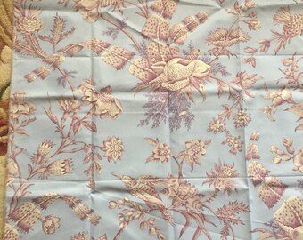 Country Cape cod Shore English Shell Toile Print by Brunschwig&fil