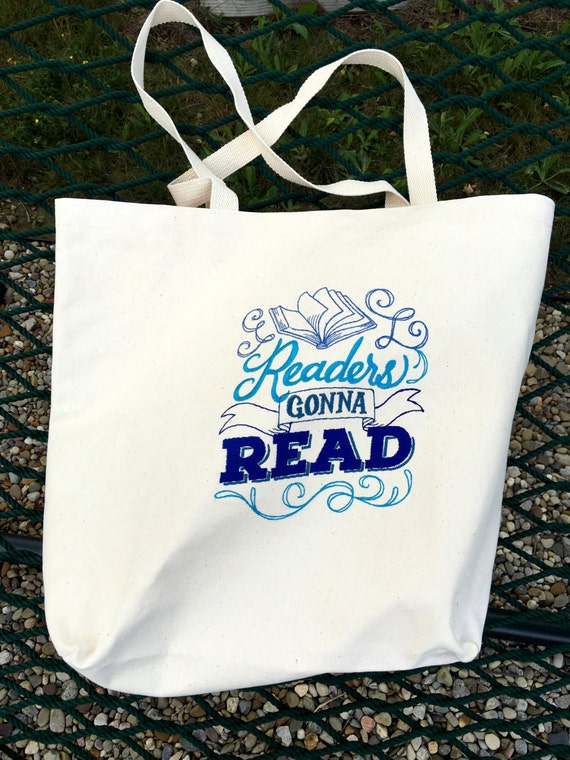 Readers Gonna Read Tote Bag Book Bag Readers Sturdy Tote
