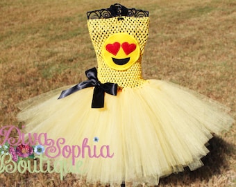 Emoji Tutu Dress/ Emoji Costume
