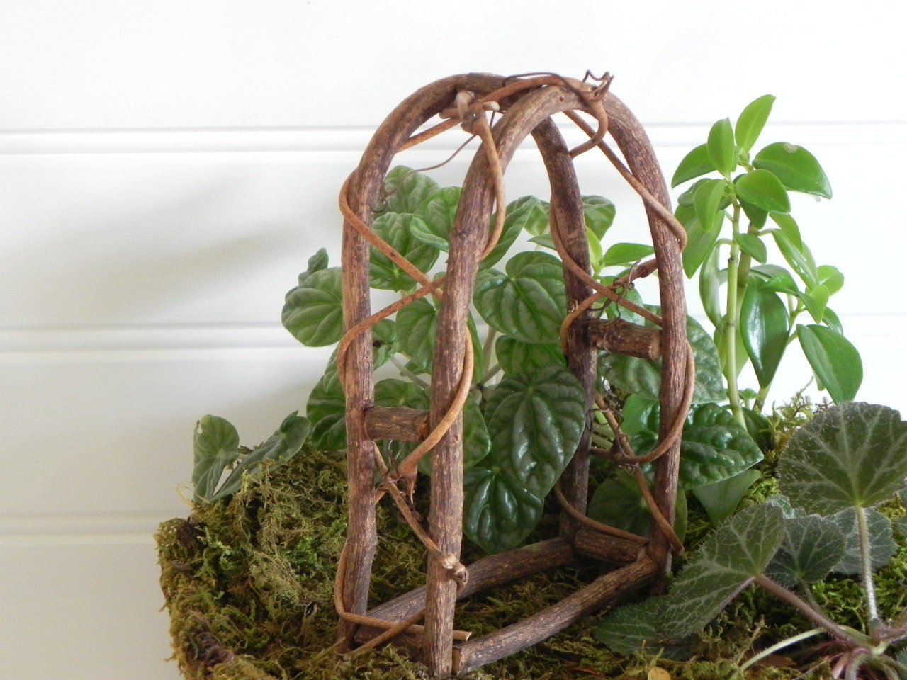 Fairy Garden Arbor miniature woodland accessories twig arch