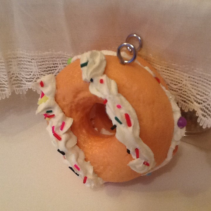 Sweet Whipped Cream Donut with Sprinkles Whipple by MellowdieMod