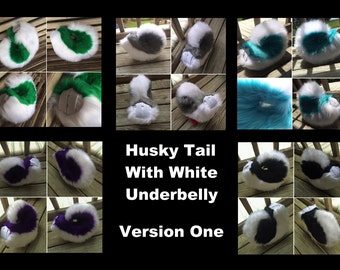 Custom Two-Toned Husky Tail