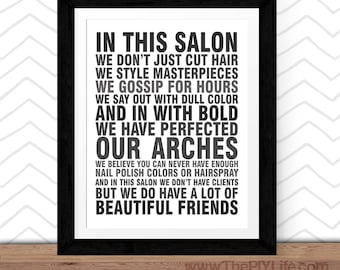 Salon Wall Art salon wall art | etsy Salon Wall Art salon wall art | etsy