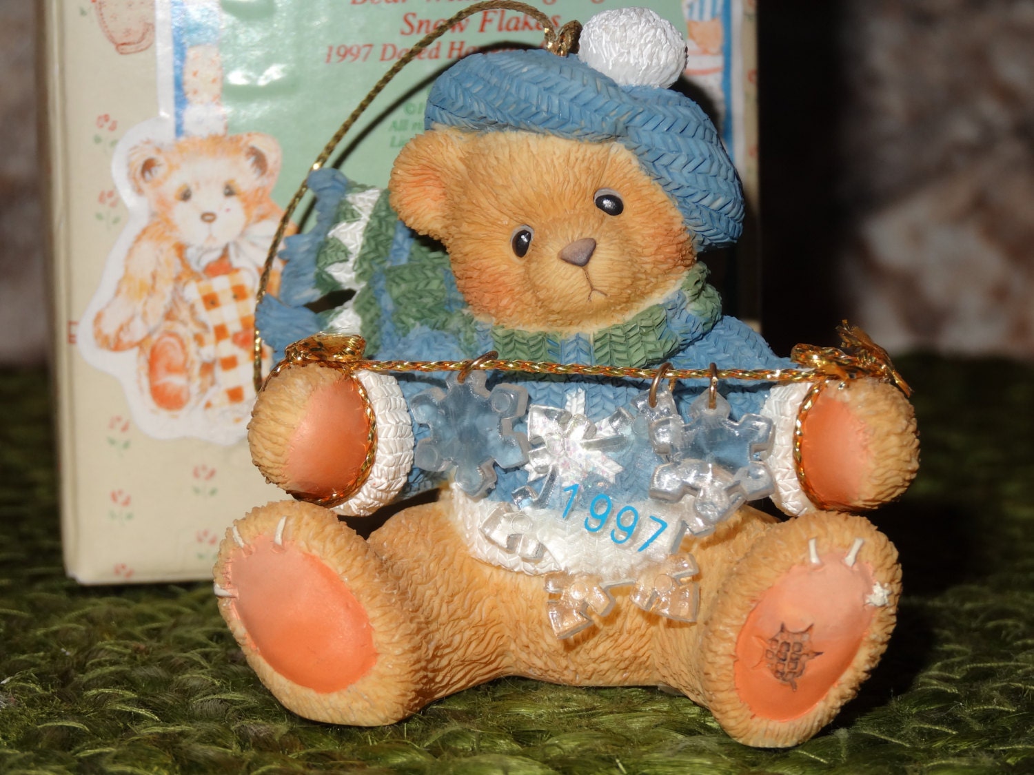 Cherished Teddies Christmas Ornament / Bear Ornament / Enesco