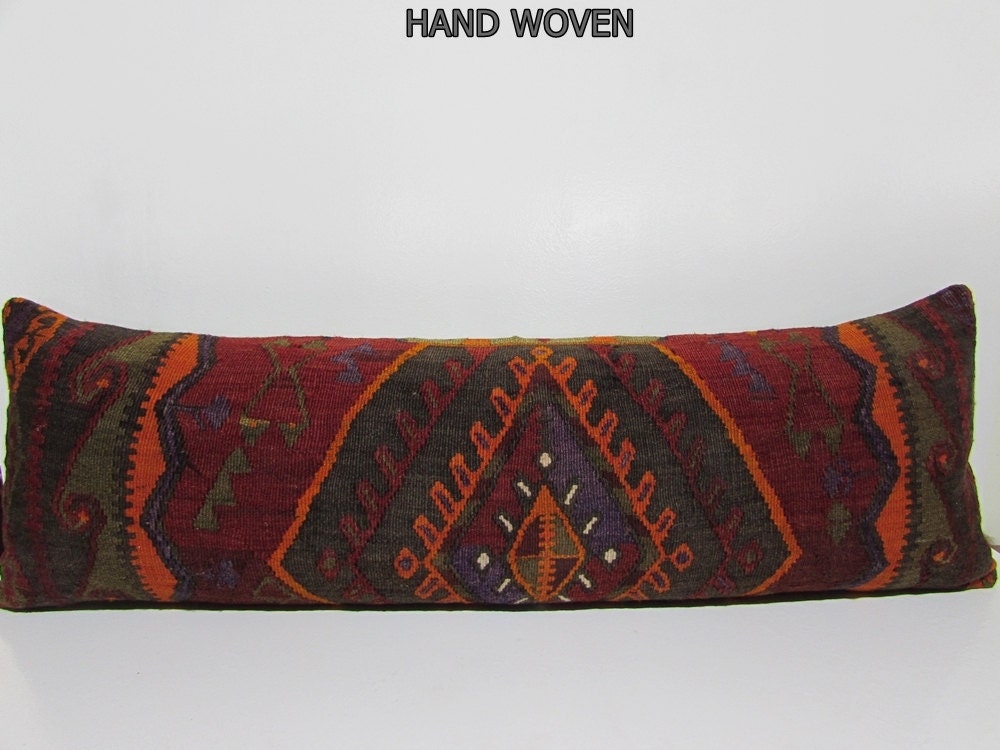 16x48 euro pillow sham kilim pillow large accent pillow extra