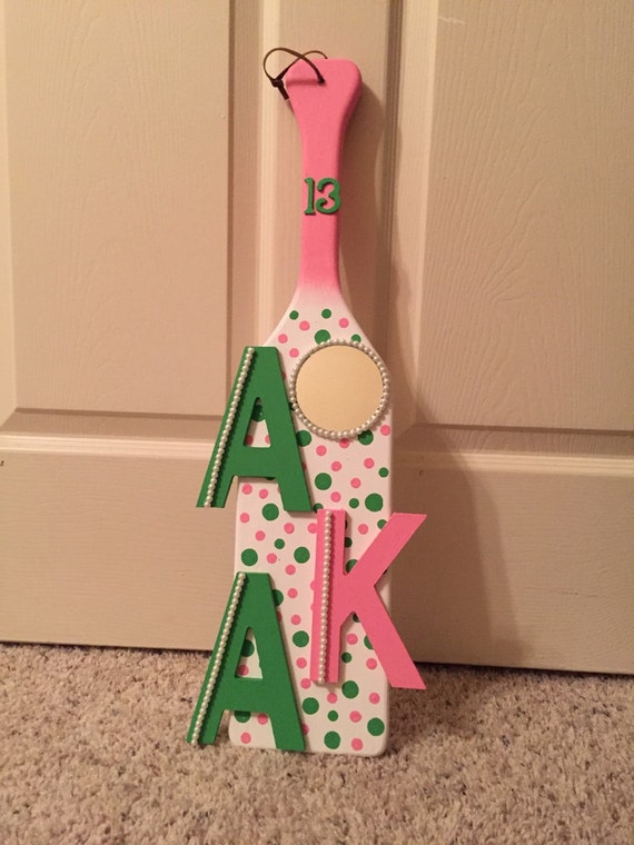 AKA Inspired Greek Paddle