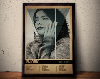 BJORK POSTER Art Print * Bjork Song Lyrics Poster * Retro Vintage Wall Art * A1 A2 A3 A4 , Gift For Him , Gift For Her