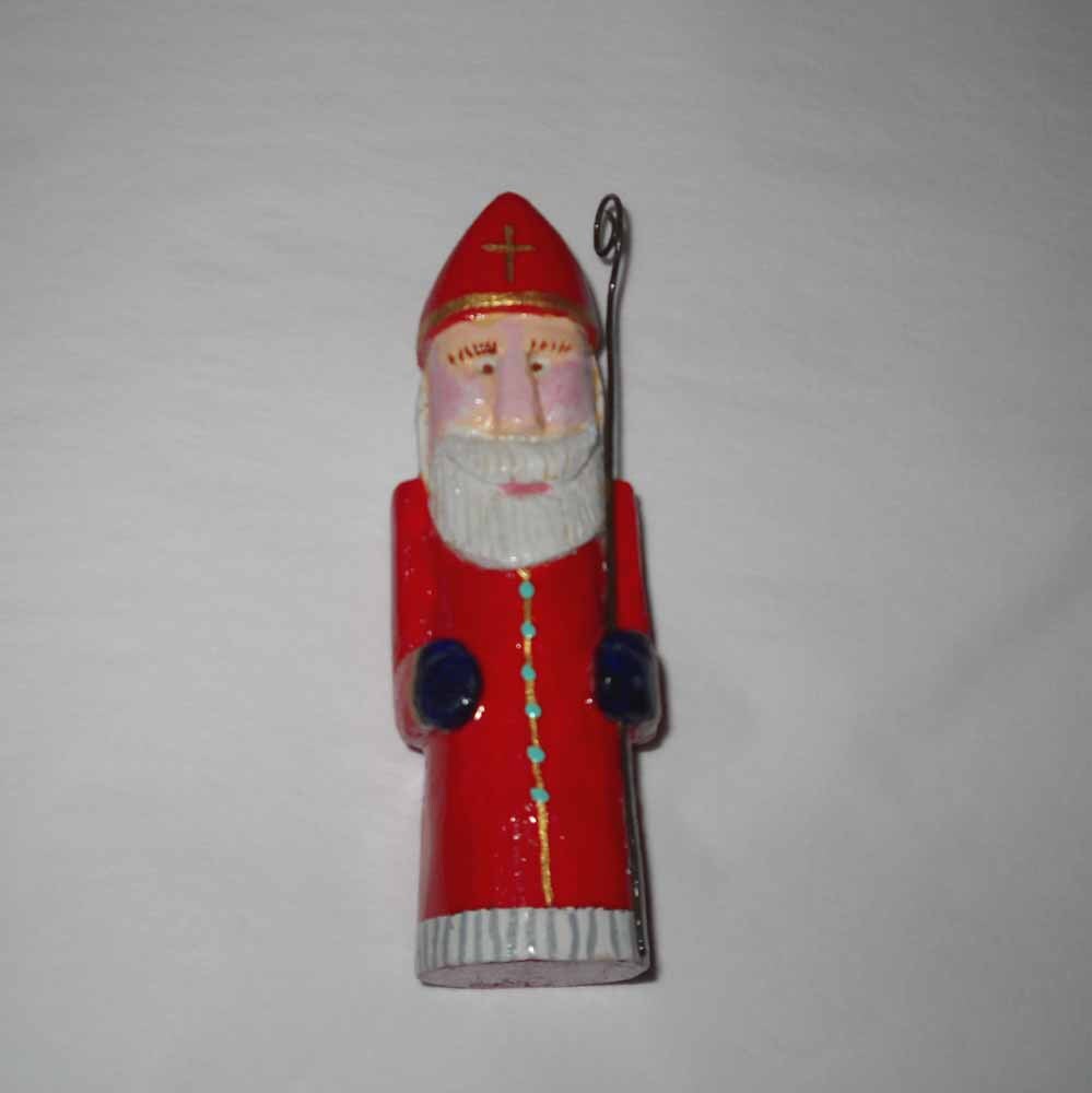 st nicholas christmas ornament hand carved wood ornament st nicholas christmas ornament hand carved wood ornament