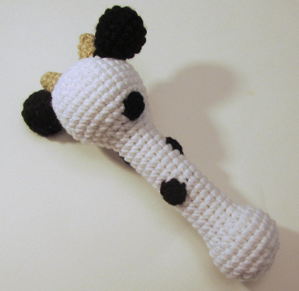 Cow Rattle PDF Crochet Pattern INSTANT DOWNLOAD