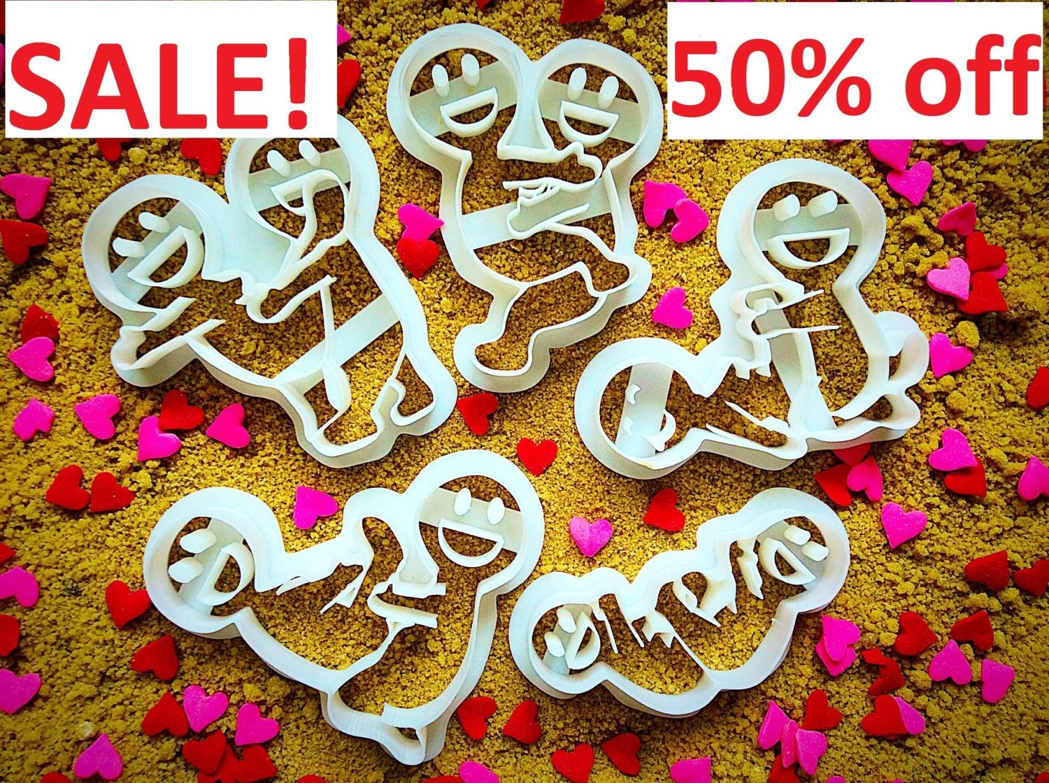 Kama Sutra Cookie Cutter Set 5 Pieces By Sugarycharm On Etsy
