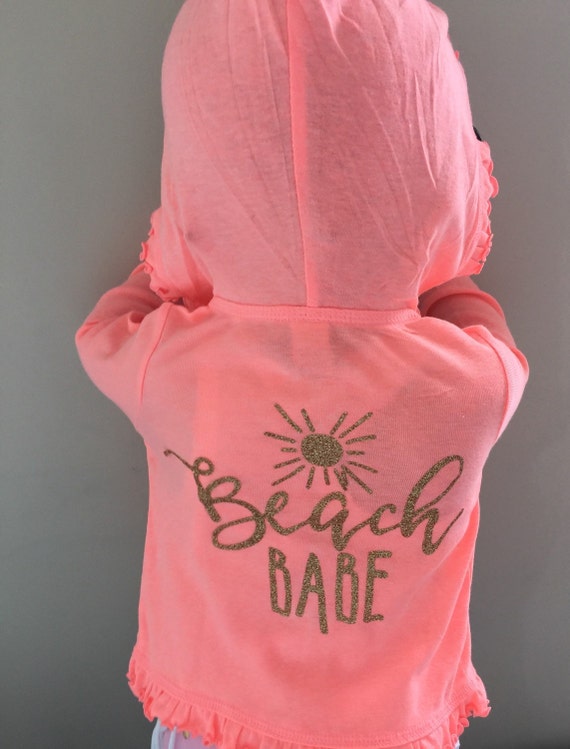 beach babe pink sweater