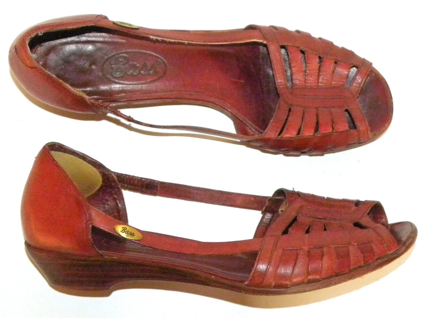 bass sandals 80s