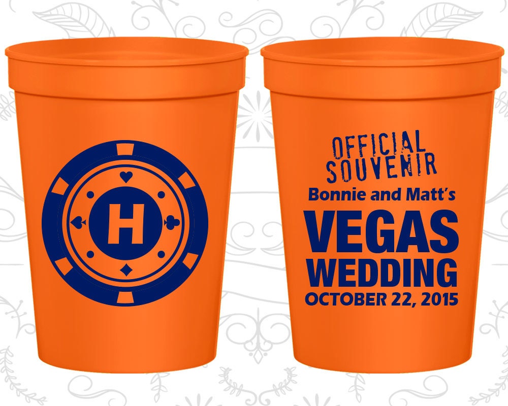 Las Vegas Cups Promotional Drink Cups Official by MyWeddingStore