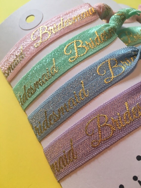 Bridesmaid Hair Ties