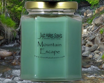 Mountain Escape (Capri Blue Volcano type) Scented Soy Candles - Free Shipping on Mix & Match Orders of 6 or More - Blended Soy Candles