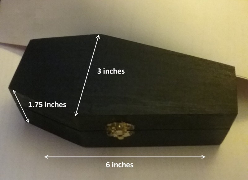 Coffin Gift Box with Engraved Nameplate