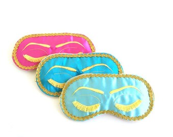 Breakfast at Tiffanys Sleep Mask, Holly Golightly Sleep Mask, Audrey Hepburn, Bachelorette Party Mask.