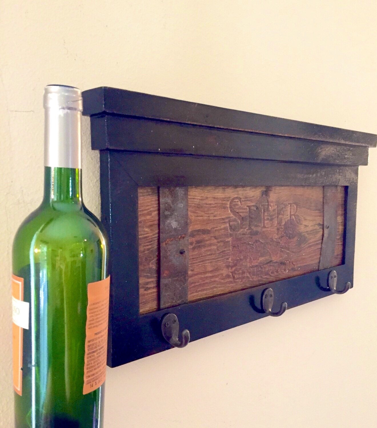 Wine Crate Wood Wall Art / Wine Decor Vineyard / Winery