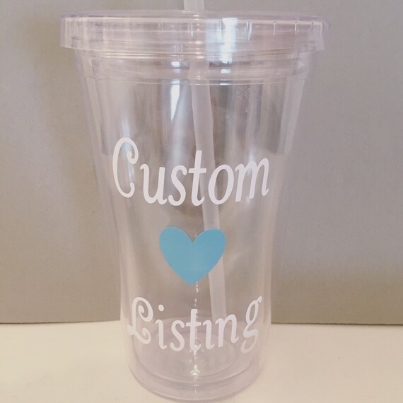 Items similar to Custom Cup Order on Etsy