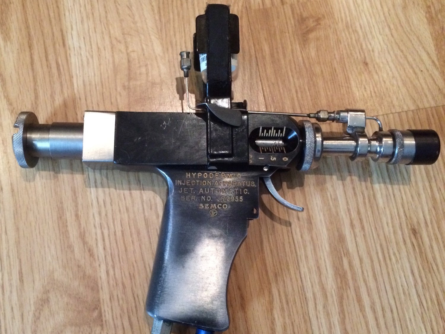 FREE SHIPPING Hypodermic Injection Apparatus Jet Automatic by