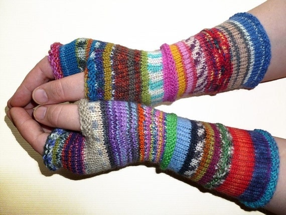 Knit Fingerless gloves | Arm warmers | Womens Fingerless | Long Fingerless Mittens | Wrist warmers | Hand warmers
