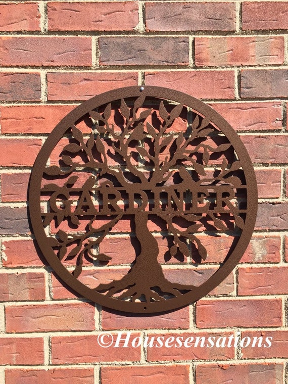 Tree of life personalized wedding gift metal by housesensations