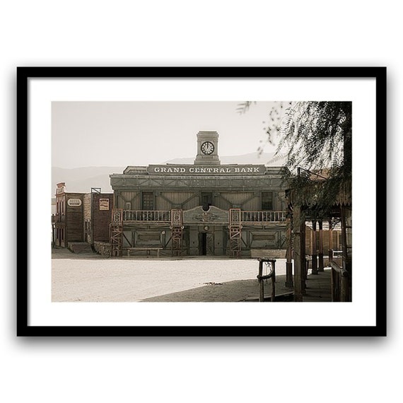 Western Decor Fine Art Print Old West Decor Wall Art 8x12