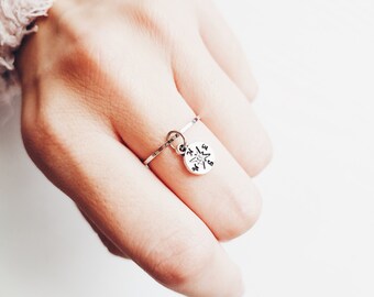 Dainty Compass Ring | Stacking Ring | Gift | Jewellery | Boho Jewelry | Wanderlust | Travel | Explorer
