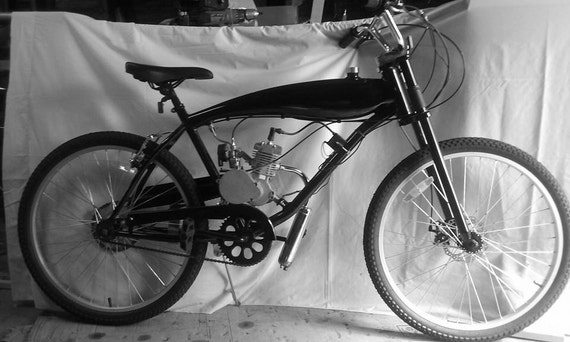 Items similar to Motorized Gas Bike Frame with built in gas tank. on Etsy - Il 570xN.1087880679 1gvj