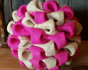 Fuchsia Pink And Burlap Wedding Decor Centerpiece Aisle Decorations Fuchsia Pink And Burlap Wedding Decor Centerpiece Aisle Decorations