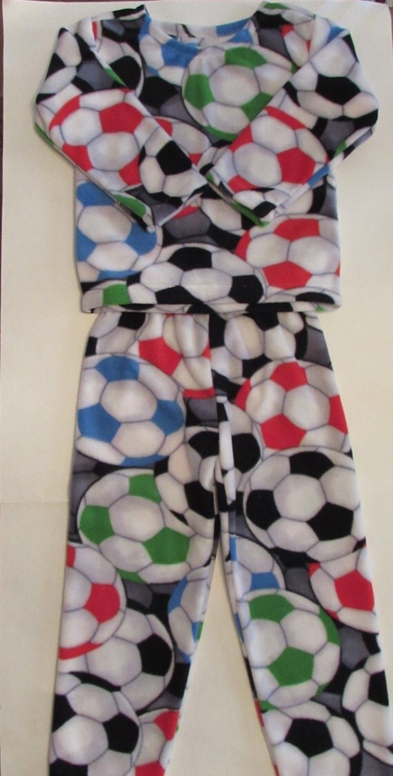 Kids pajamas sizes 1/2T to 14 junior / Fleece / Sports / soccer / baseball / basketball / football