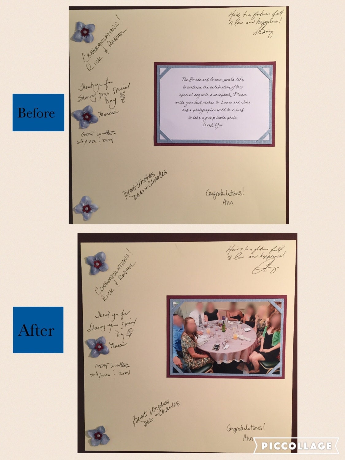 Guest Book Wedding Scrapbook Pages by ScrapGirly1 on Etsy