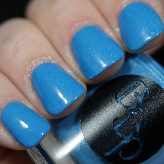 Flower Power Cornflower Blue Holo Vegan Indie Nail Polish