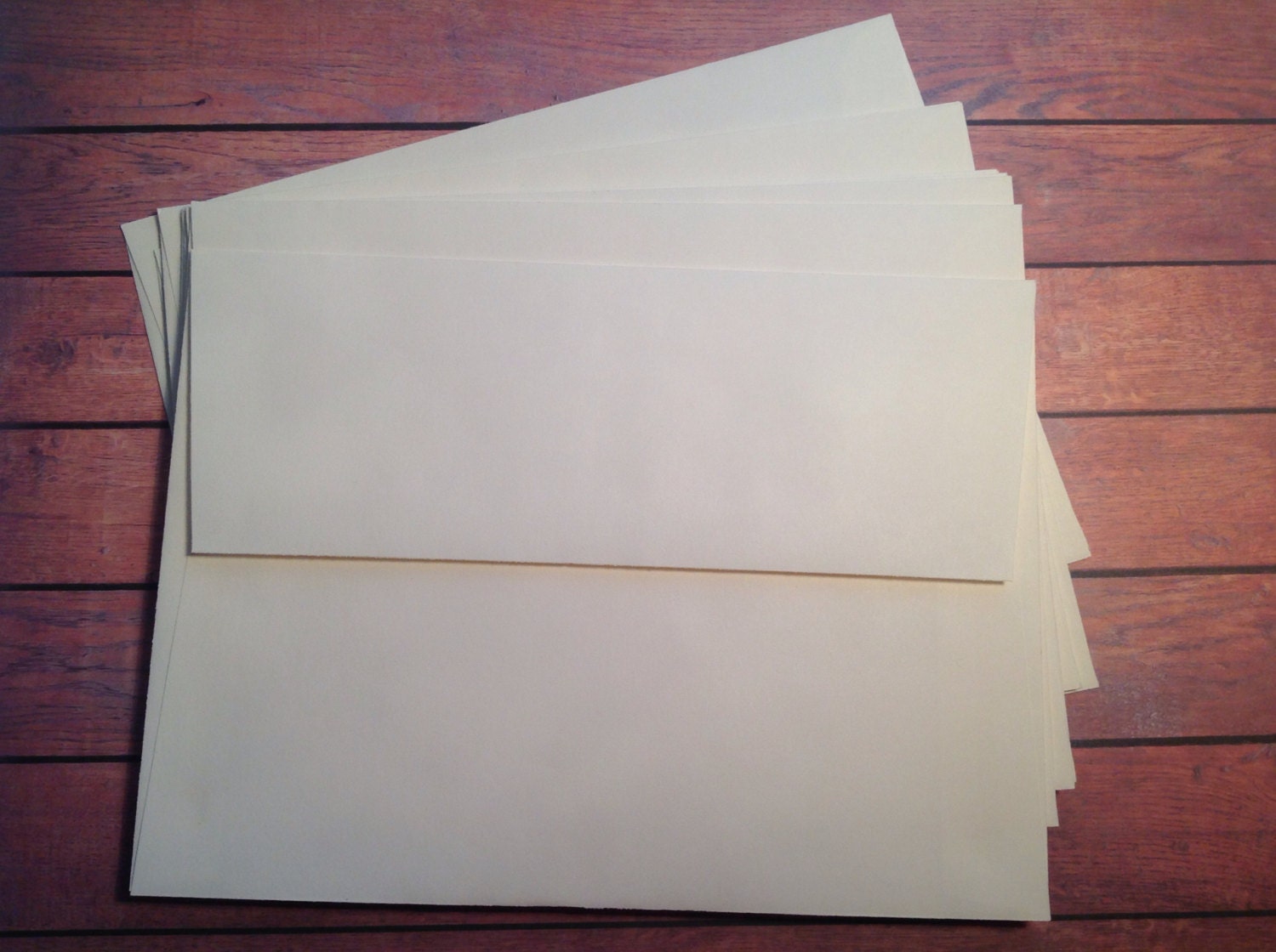 10 Plain Vanilla envelopes 5 x 7 envelopes A7 envelopes