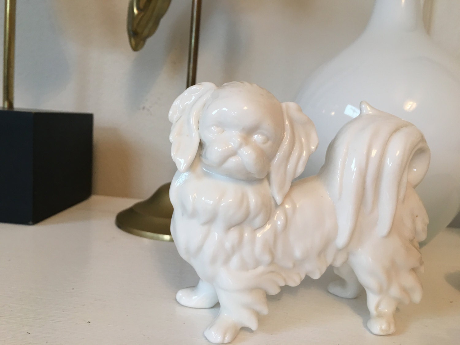 dog porcelain