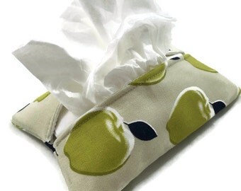 Travel Tissue Holder Kleenex Pouch in apple