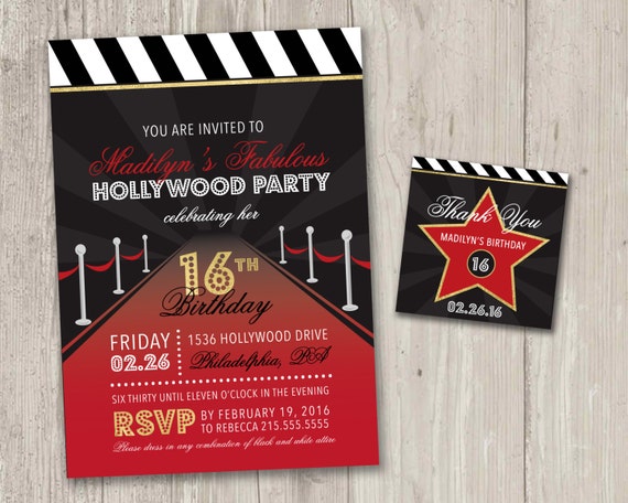 hollywood-party-invitation-movie-night-sweet-sixteen