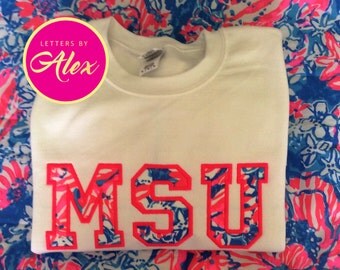 Customizable Lilly Pulitzer Crew Neck Sweatshirt- Pop Pop