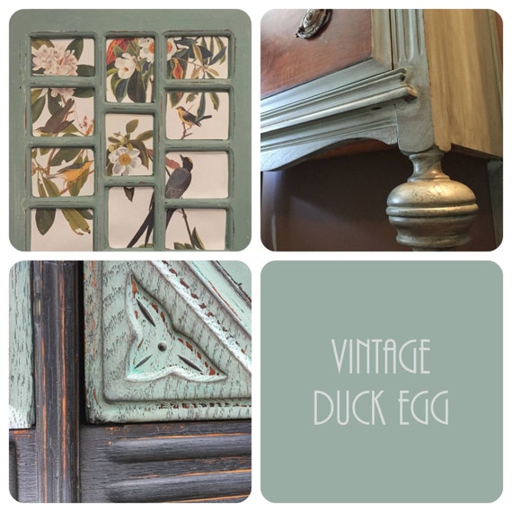 Wise Owl Chalk Synthesis Paint Vintage Duck Egg Pint