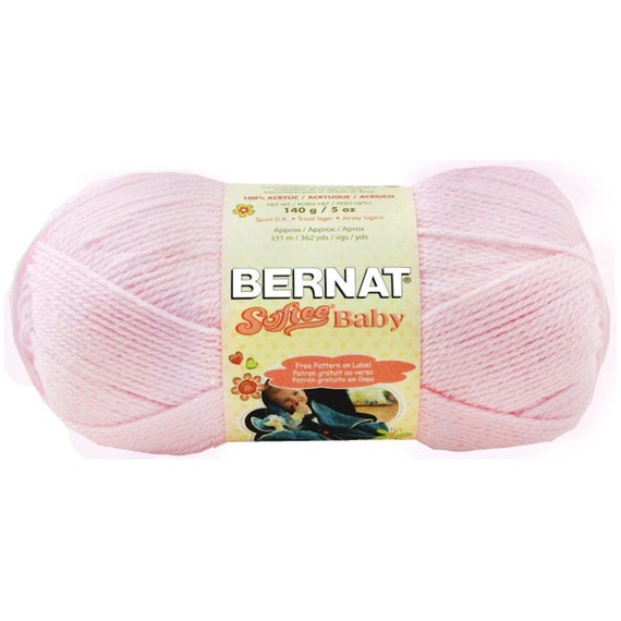 1 2 or 3 balls PINK Baby Yarn Bernat Softee Baby by YarnShop4U