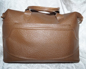 Old Travel Bag Weekender Genuine Leather