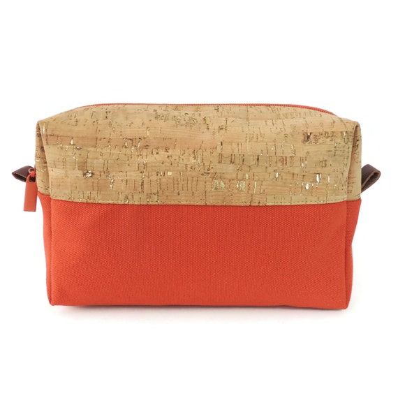 cork makeup bag