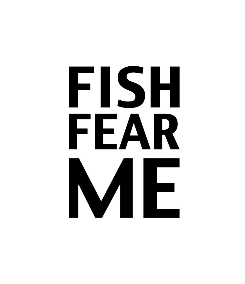 Fish Fear Me Sticker Fishing Decal Fishing Season Di Cut